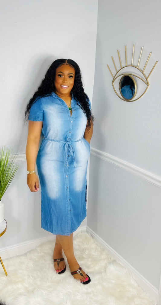 “13 for $55 Bundle Item”(Denim Dress)