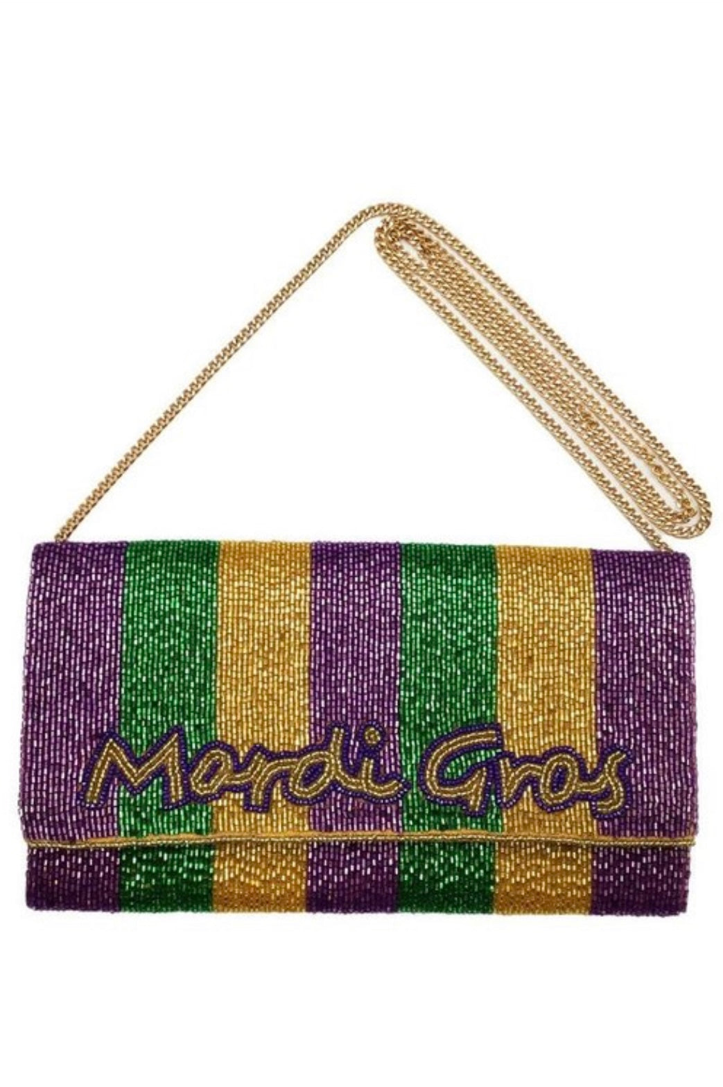 Mardi Gras Clutch